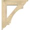 Ekena Millwork Imperial Traditional Rough Sawn Bracket w/ Offset Brace, Douglas Fir, 8"W x 32"D x 36"H BKT0806X32X36IMP01RDF - alternate 4